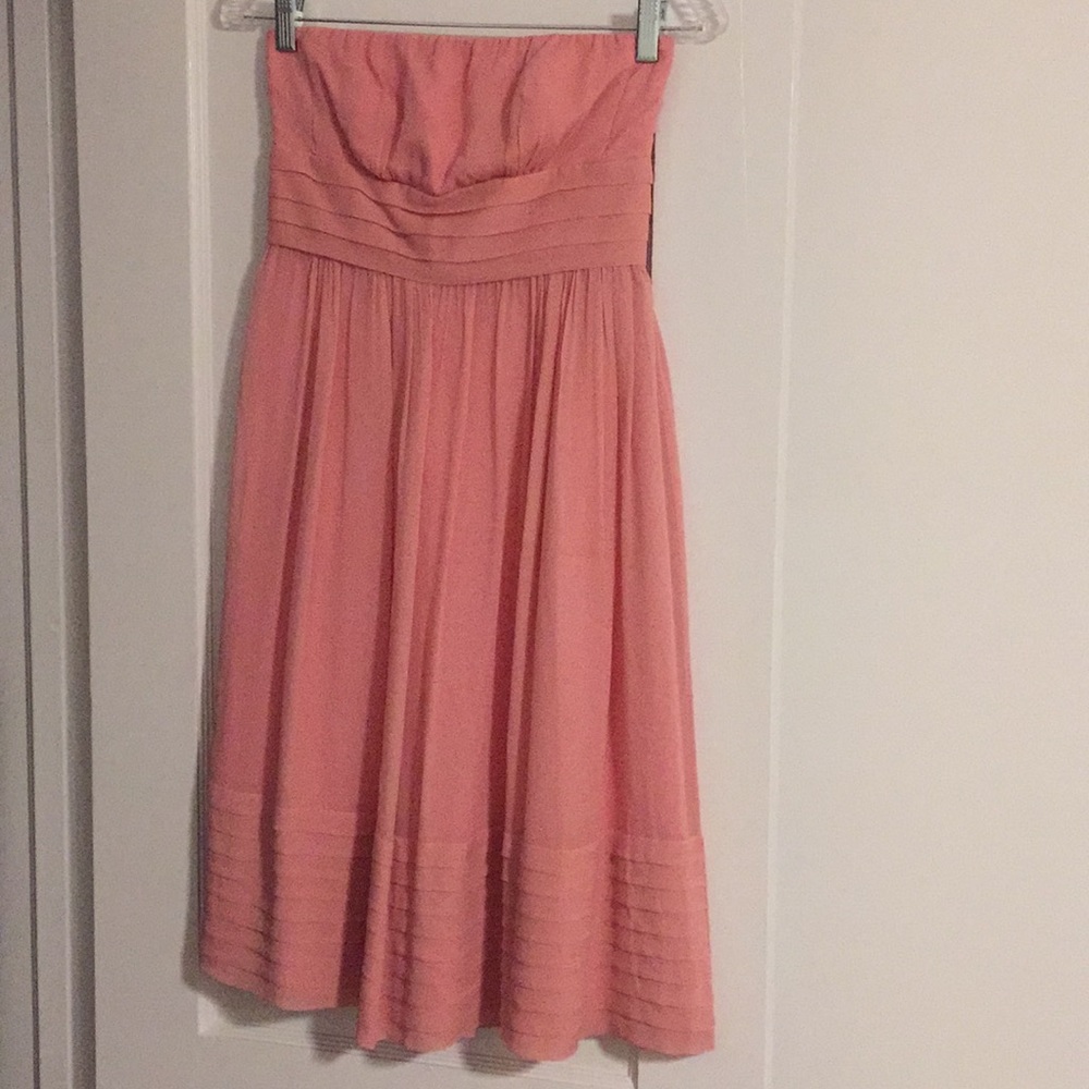 J. Crew Petite Strapless A-line Dress